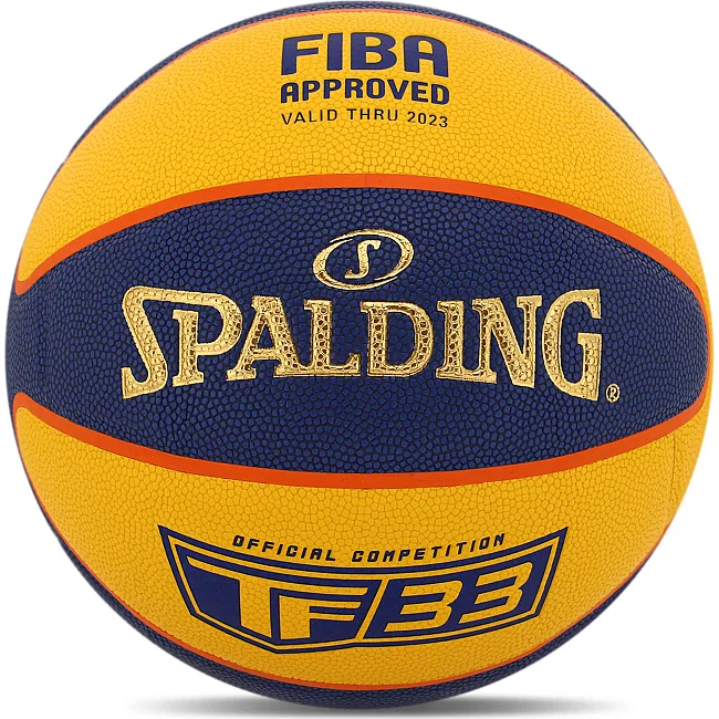 Баскетбольный мяч
 SPALDING TF 33 GOLD 76862Z
 6 (Синий-желтый)