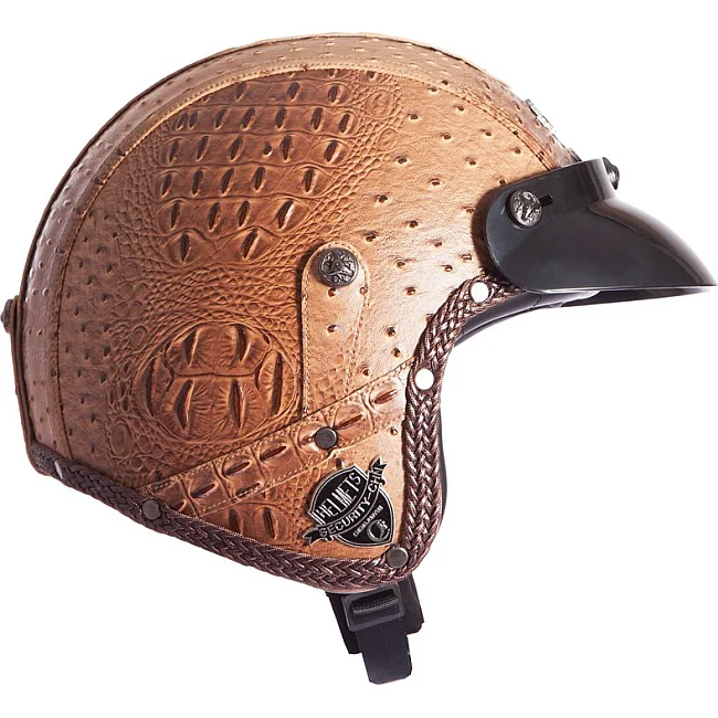 Открытый мотошлем
 Три четверти для чоппера Ретро-Каска VINTAGE MS-555K-LBR