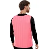 Манишка спортивная игровая двусторонняя цельная SP-SPORT
 CO-0791 (Оранжевый-розовый)