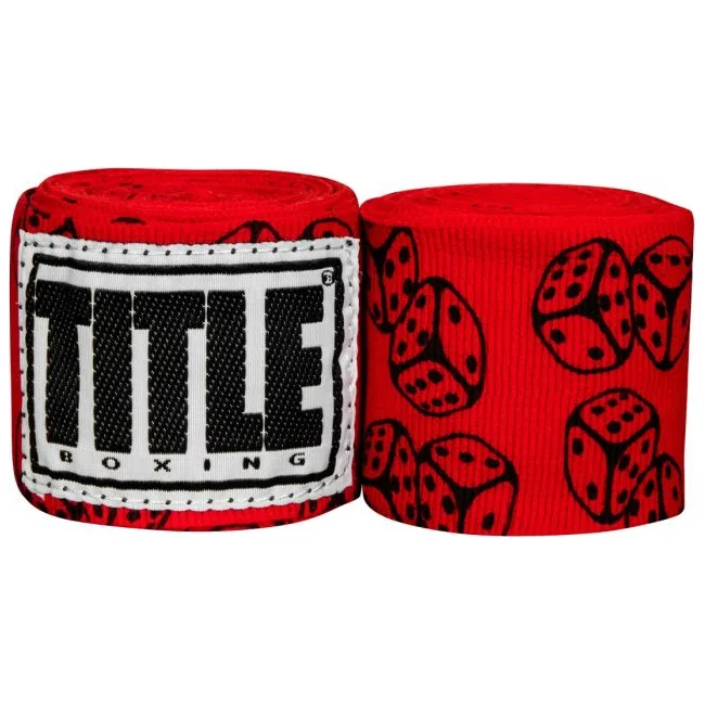 Бинты боксерские Title Boxing Print 450см Dice
