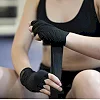 Боксерские бинты POWERPLAY 3046 Черные NYLON (2,5-4,5 м)