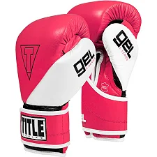 Боксерские перчатки для тренировок Title GEL E-Series Hot Pink