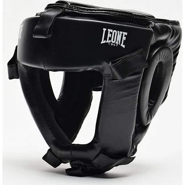 Боксерский шлем Leone Plastic Pad Black