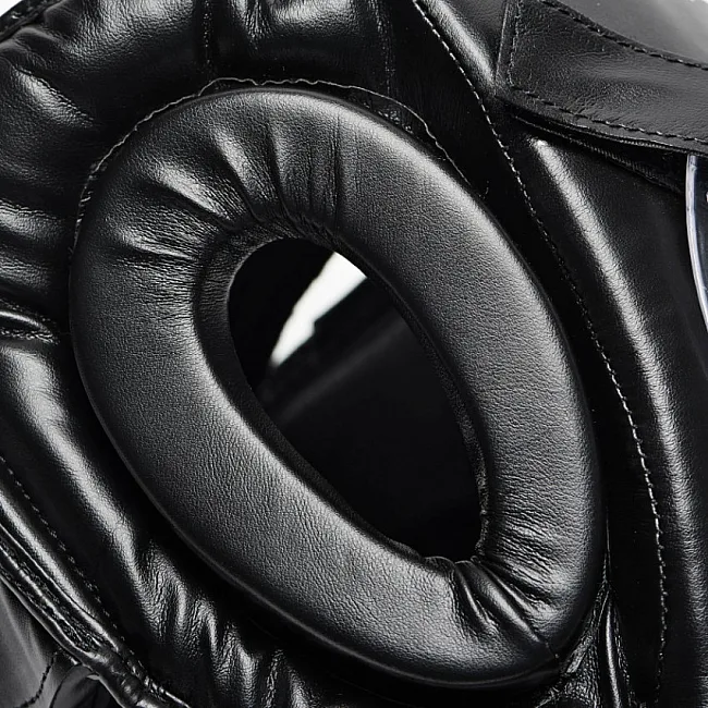 Боксерский шлем Leone Plastic Pad Black