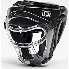 Боксерский шлем Leone Plastic Pad Black