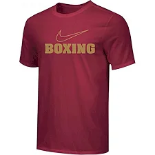 Футболка чоловіча NIKE Mens Boxing WM Tee Team Red Metallic Gold