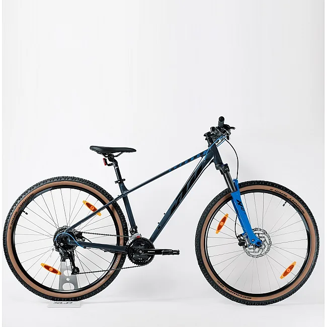 Горный велосипед KTM CHICAGO 291 29" рама L/48, серый (черно-голубой), 2022