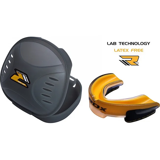 Капа для бокса RDX Gel 3D Elite Gold