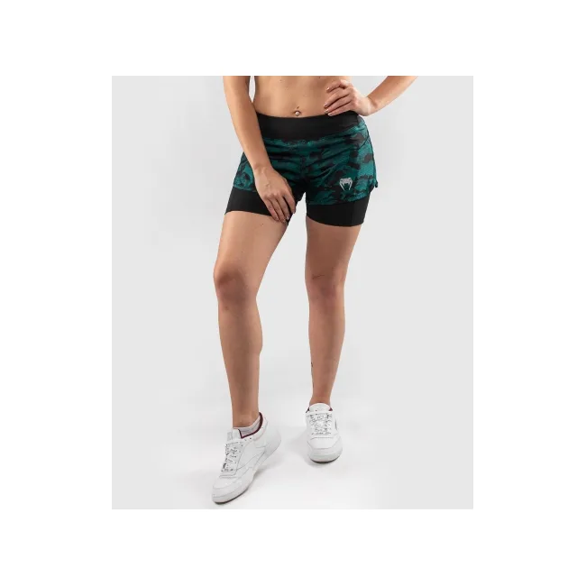 Компрессионные шорты VENUM Defender Hybrid Black Green