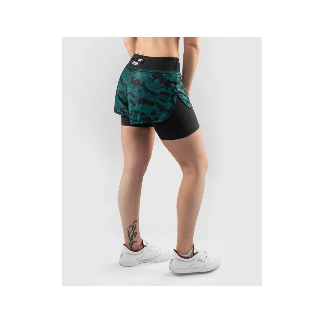 Компрессионные шорты VENUM Defender Hybrid Black Green