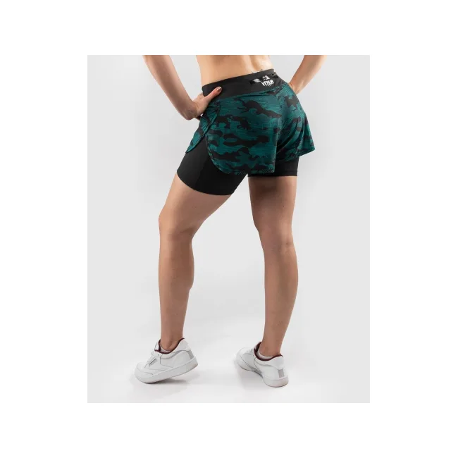 Компрессионные шорты VENUM Defender Hybrid Black Green