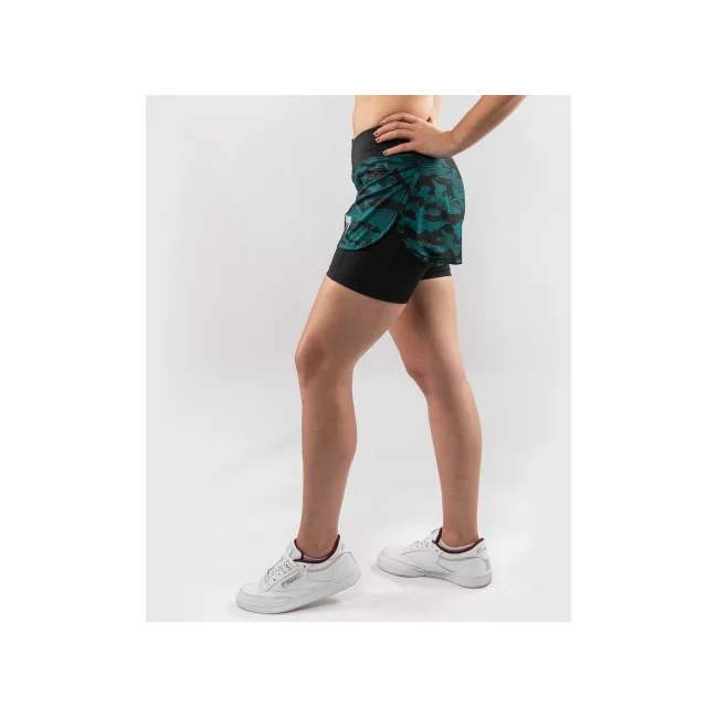 Компрессионные шорты VENUM Defender Hybrid Black Green
