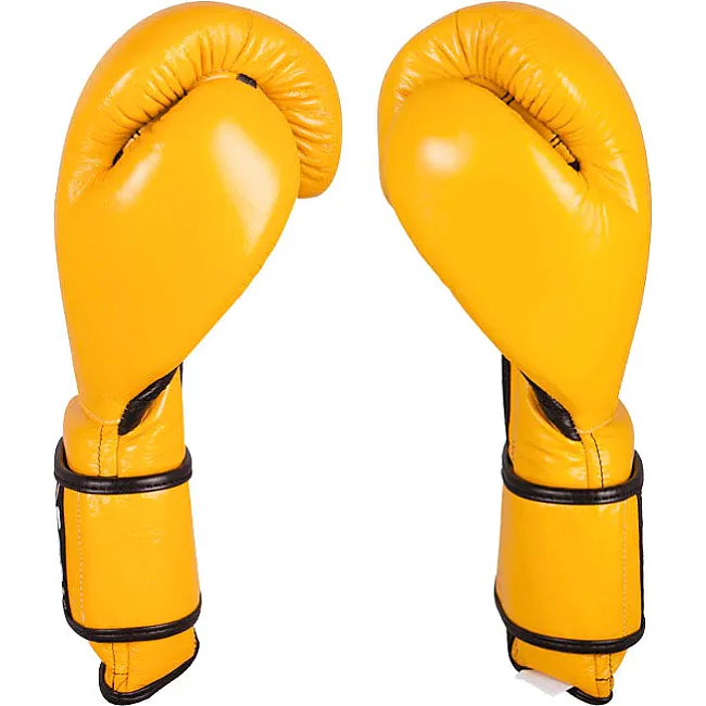 Рукавички для боксу CLETO REYES Leather Contact Cl ure Yellow