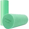 Массажный ролик (роллер) гладкий PowerPlay 4021 Fitness Roller Зеленый (30x15см.)