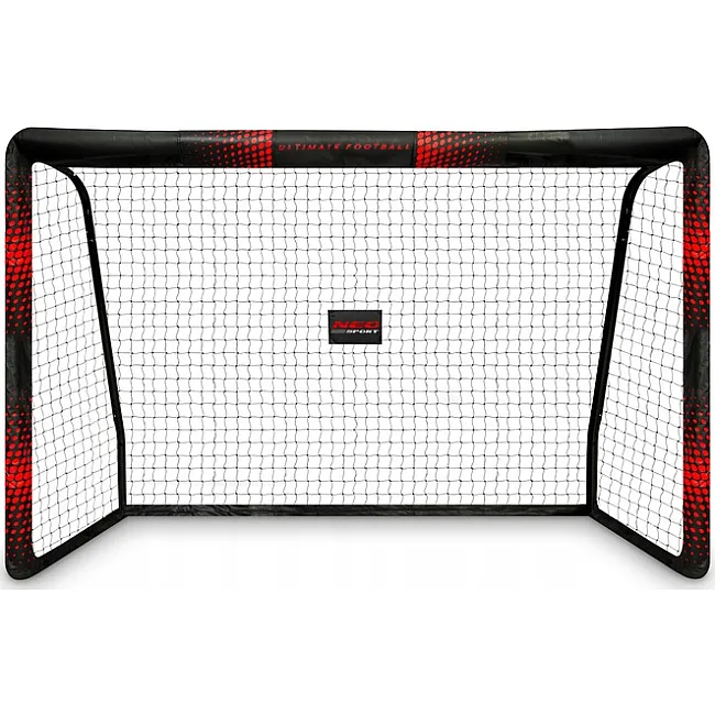 Ворота футбольные Neo-Sport Dots NS-473 300 х 200 х 120 см, черно-красные