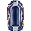 Човен надувний Bestway Hydro-Force Treck X1 228 х 121 см, сіро-синій