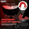 Капа OPRO Silver детская (возраст до 10) Black/Red (art.102503001)
