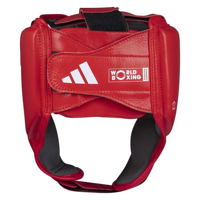 Боксерський шолом Adidas з ліцензією World Boxing (червоний) WOBHG1