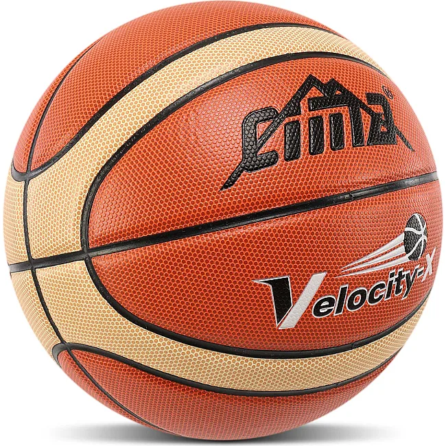 Баскетбольный мяч CIMA BA-5989 VELO CITY-X размер 7 (Оранжевый-белый)