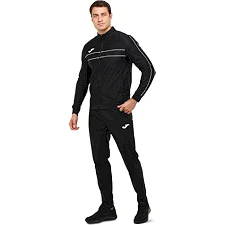 Спортивный костюм кофта на брюки и молнии JOMA SWISSGEARY 103564-102 (Черный-белый)