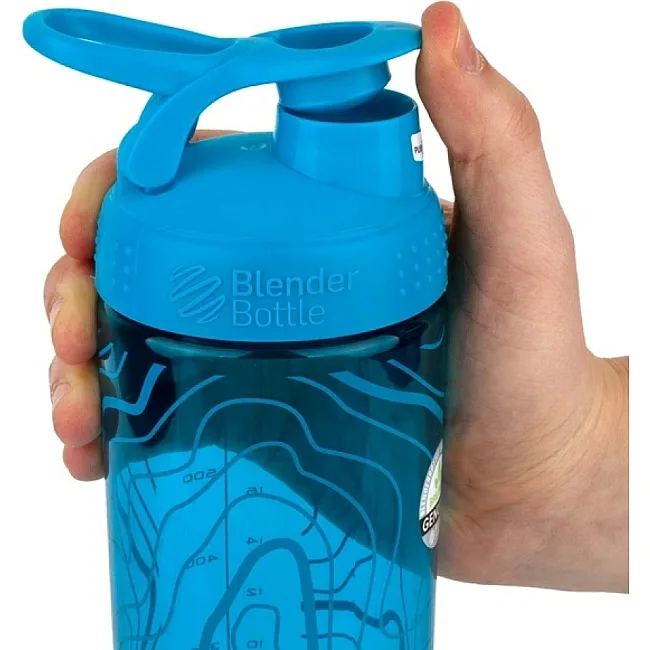 Шейкер BlenderBottle SportMixer Signature Sleek 28oz/820ml Aqua Topt Flow