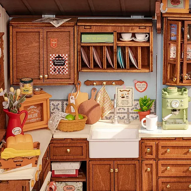 Конструктор 3D міні-будинок Robotime Rolife Baking Kitchen DG172