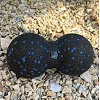 Масажний м'яч подвійний PowerPlay PP-4352 Epp foam peanut ball (d8*16cm.) Чорно/Синій