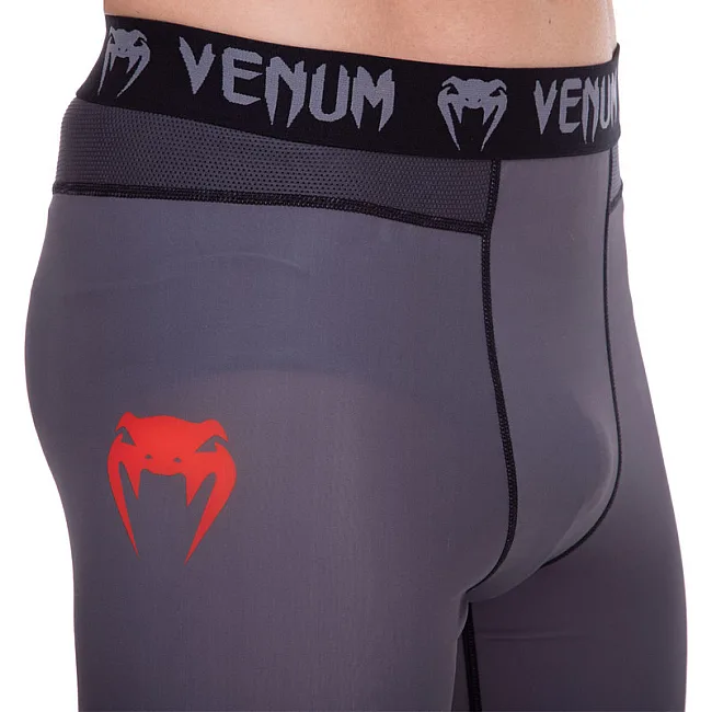 Компрессионные штаны леггинсы тайтсы VENUM
 9620 (Черный-серый)