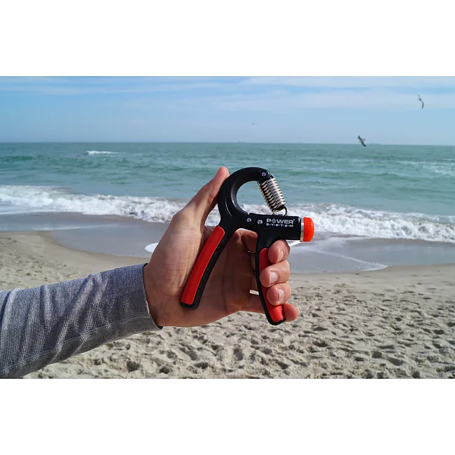 Кистевой эспандер POWER SYSTEM PS-4021 с регулируемой нагрузкой 10-40 кг. Power Hand Grip Black