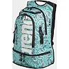 Рюкзак спортивный Arena FASTPACK 3.0 ALLOVER 40L черный, бирюзовый 54x36x27 см