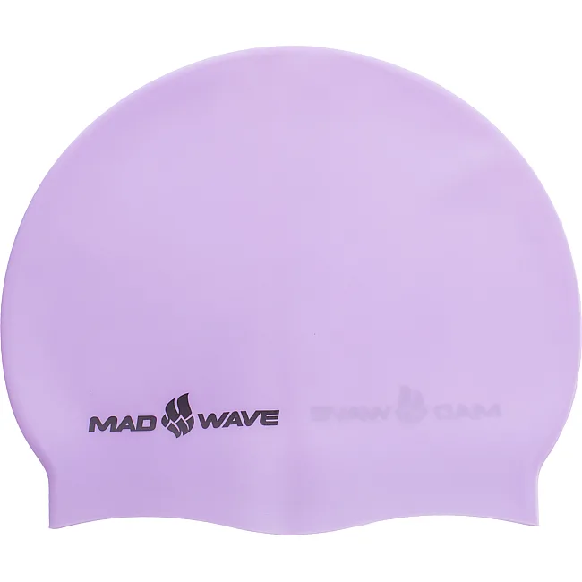 Шапочка для бассейна
 силиконовая для взрослых MADWAVE
 PASTEL M053504 (Фиолетовый)