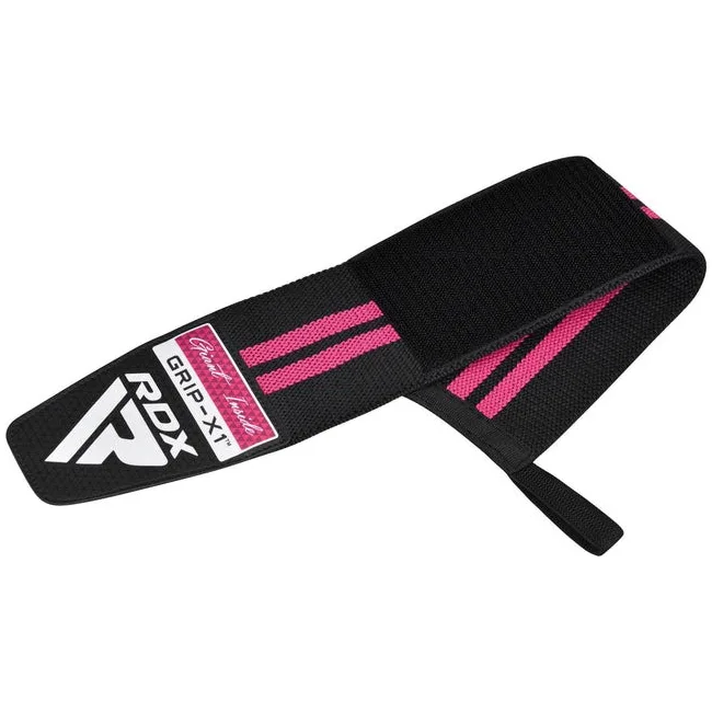 Бинты для запястий (кистовые бинты) RDX GYM WRIST WRAP R11 BLACK/PINK