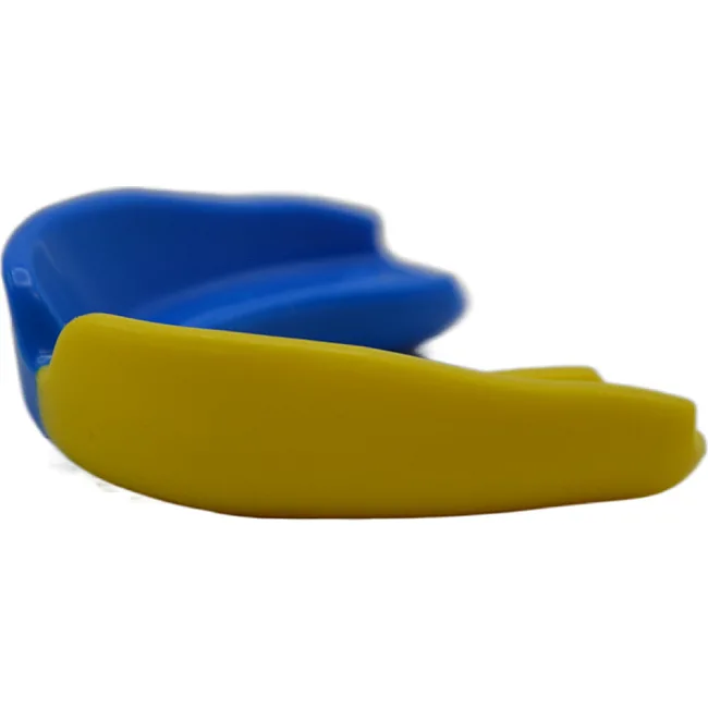 Капа для бокса POWERPLAY 3311 SR Сине-желтая