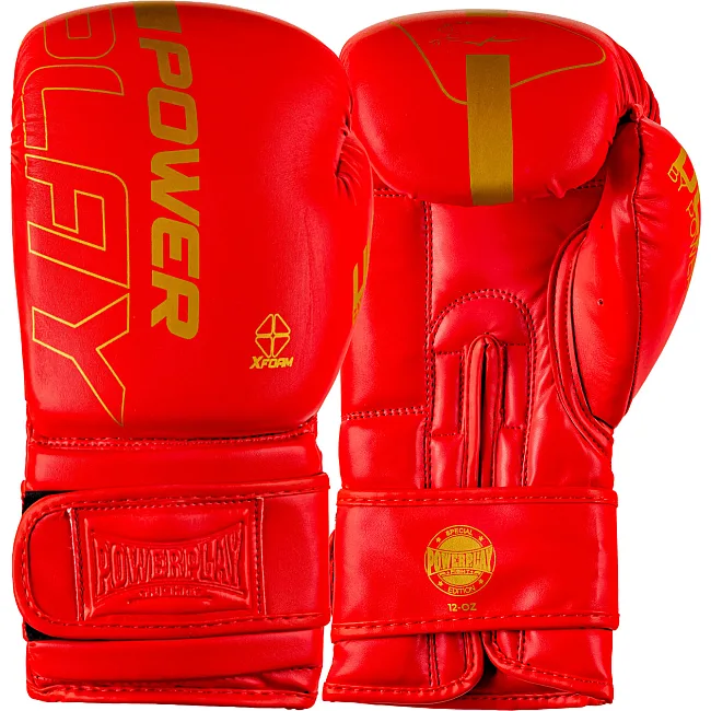 Боксерские перчатки PowerPlay 3089 Alpha Красные