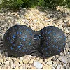 Масажний м'яч подвійний PowerPlay PP-4352 Epp foam peanut ball (d8*16cm.) Чорно/Синій