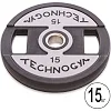 Блины диски полиуретановые 2 Handle металлическая втулка TECHNOGYM TG-1837-15 51мм 15кг