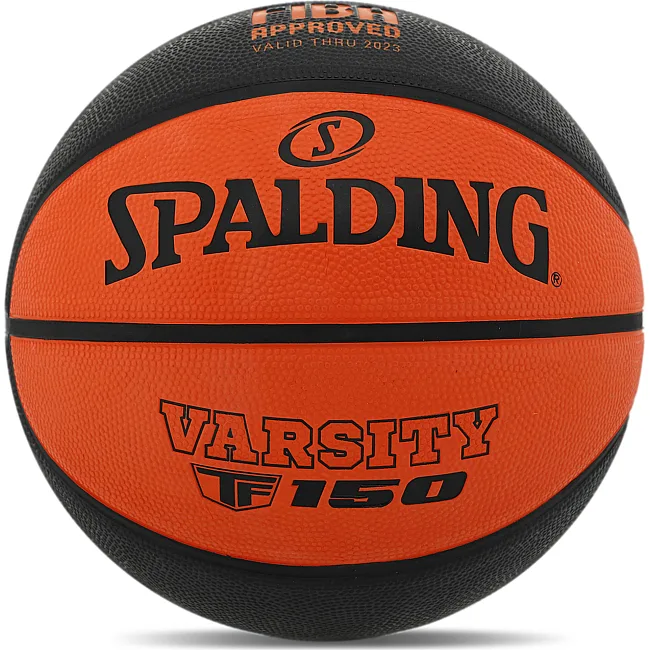 Баскетбольный мяч
 резиновый SPALDING 84621Z VARSITY FIBA TF 150 см

 6 (Оранжевый-черный)