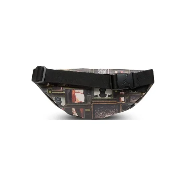 Сумка чоловіча на пояс Nike Jordan JAM BOROUGH GFX CROSSBODY BAG 2L чорний, сірий 27 x 14 x 12 cм