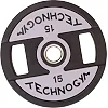 Блины диски полиуретановые 2 Handle металлическая втулка TECHNOGYM TG-1837-15 51мм 15кг