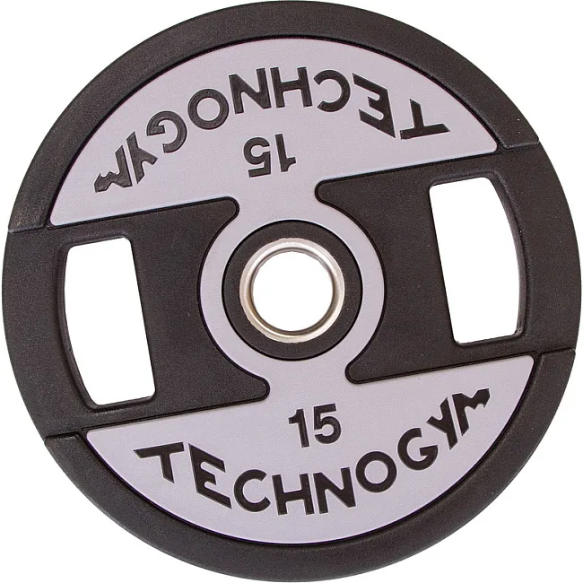 Блины диски полиуретановые 2 Handle металлическая втулка TECHNOGYM TG-1837-15 51мм 15кг