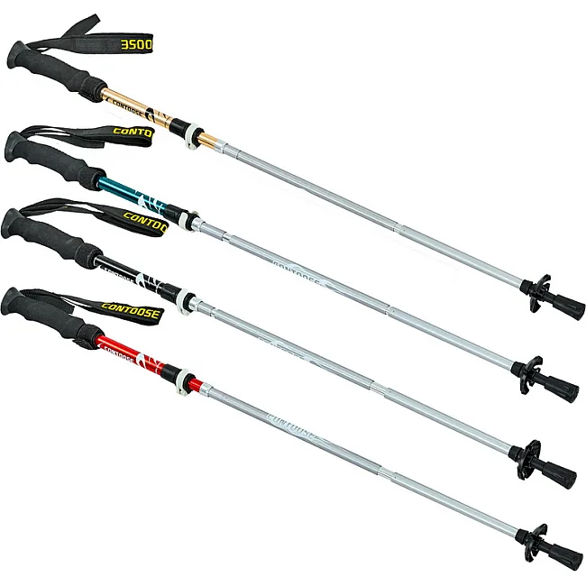 Палка для ходьбы с металлическим тросом CONTOE TY-0466-5 40-125см (Черный)