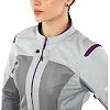 Мотокуртка женская SCOYCO JK158W (Серый-фиолетовый)
