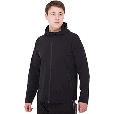 Спортивна кофта на блискавці з капюшоном JASON 1003 (Чорний)