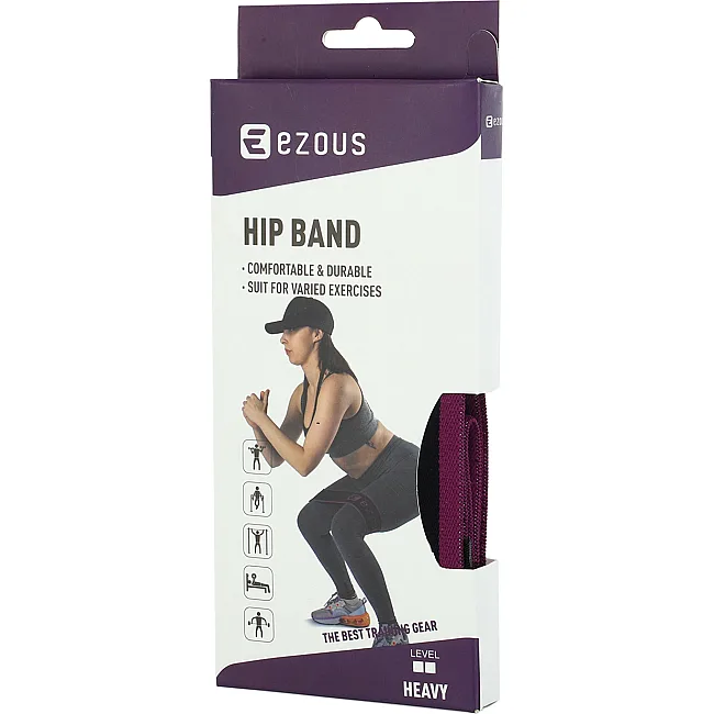 Резинка для фитнеса тканевая

 KNITTING HIP BAND EZOUS K-03-H