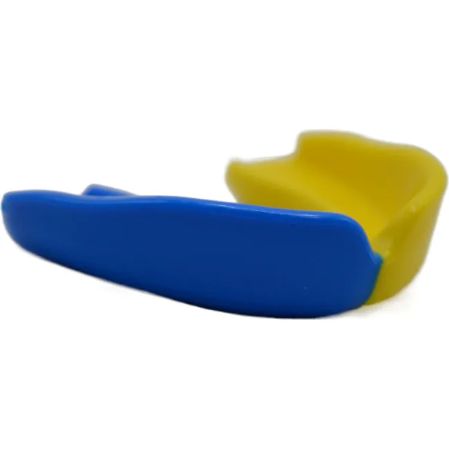 Капа для бокса POWERPLAY 3311 SR Сине-желтая