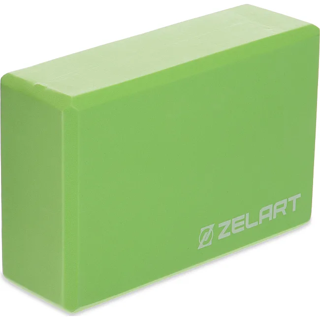 Блок для йоги ZELART
 FI-2572 (Салатовый)