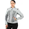Мотокуртка женская SCOYCO JK158W (Серый-фиолетовый)