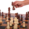Шахматы шашки нарды 3 в 1 набор настольных игр деревянные ZOOCEN ZC7250
 50см x 50см х 2,5см