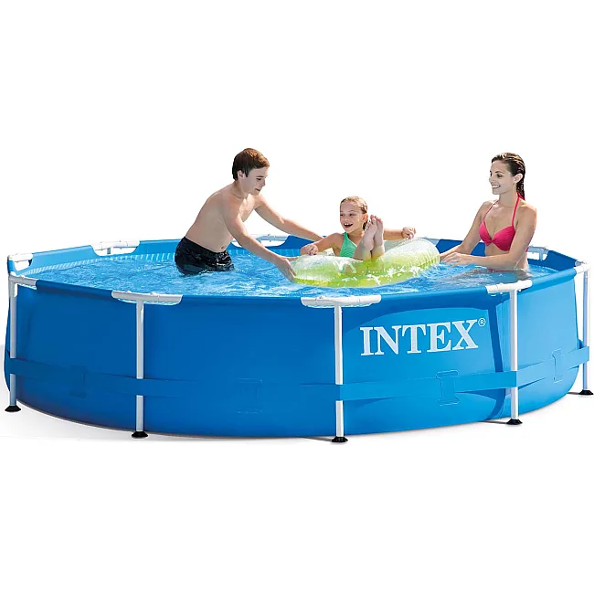 Басейн каркасний 15в1 INTEX 28202, 305 х 76 см + машина для створення бульбашок