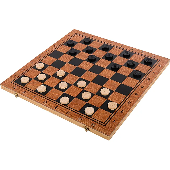 Шахматы шашки нарды 3 в 1 набор настольных игр деревянные ZOOCEN ZC7250
 50см x 50см х 2,5см